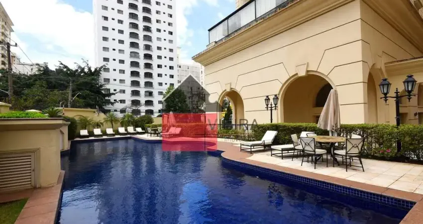 Apartamento para locação, Jardim Paulista, São Paulo, SP 4 suítes com closet, armários e varanda pr