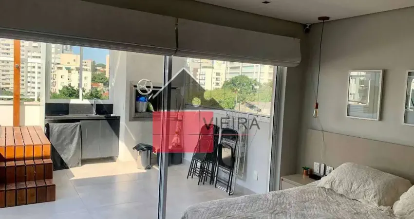 Apartamento de cobertura, Varanda gourmet com churrasqueira, à venda, Sumaré, São Paulo, SP