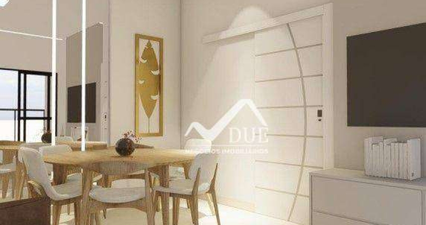 Apartamento com 2 quartos c/ lazer à venda, 75 m² por R$ 994.420 - José Menino - Santos/SP