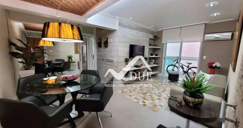 Apartamento com 2 dormitórios à venda, 75 m² por R$ 980.000,00 - Gonzaga - Santos/SP