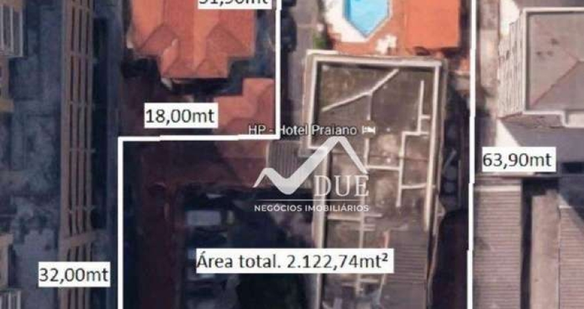 Terreno à venda, 2122 m² por R$ 23.350.000,00 - José Menino - Santos/SP