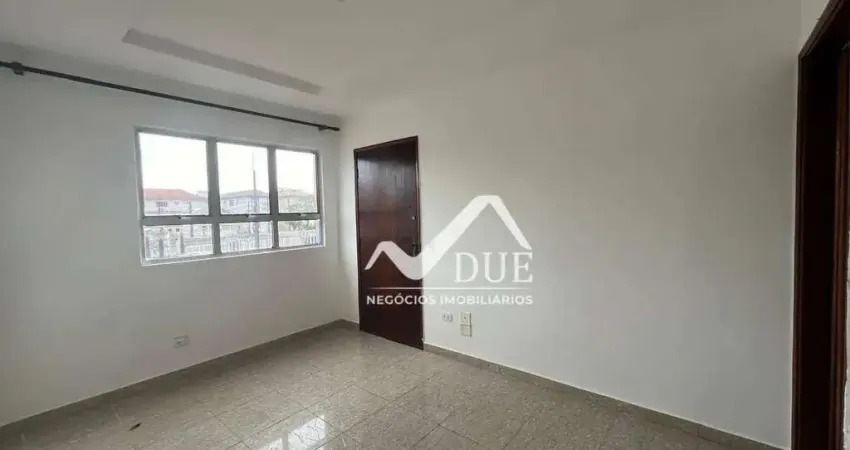 Apartamento com 2 quartos um deles suite, vaga demarcada de frente com vista livre e duas sacadas à venda, 76 m² por R$ 350.000 - Estuário - Santos/SP