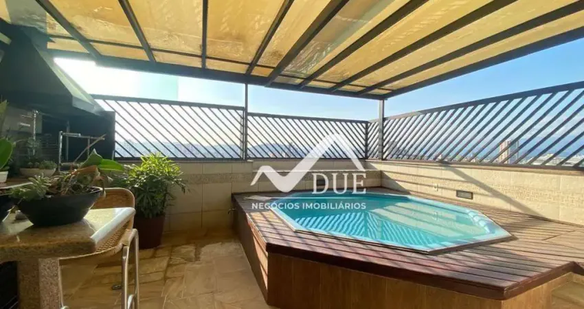 Cobertura com 3 dormitórios à venda, 156 m² por r$ 1.380.000,00 - embaré - santos/sp