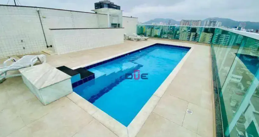 Apartamento com 1 dormitório comlazer completo à venda, 54 m² por R$ 320.000 - Macuco - Santos/SP