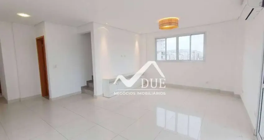 Apartamento Duplex, 127 m² - venda por R$ 2.200.000,00 ou aluguel por R$ 8.000,00/mês - Boqueirão - Santos/SP