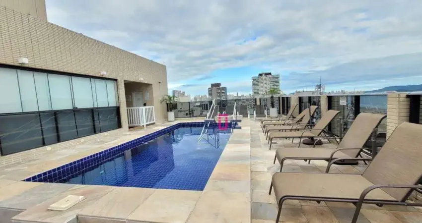 Cobertura com 2 dormitórios à venda, 245 m² por R$ 2.580.000,00 - Pompéia - Santos/SP