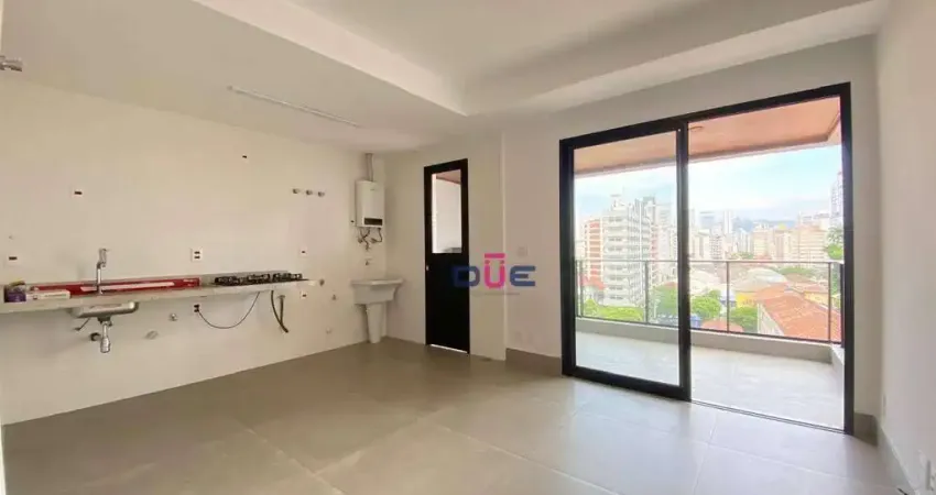 Apartamento com 1 dormitório à venda, 54 m² por R$ 710.000 - Boqueirão - Santos/SP