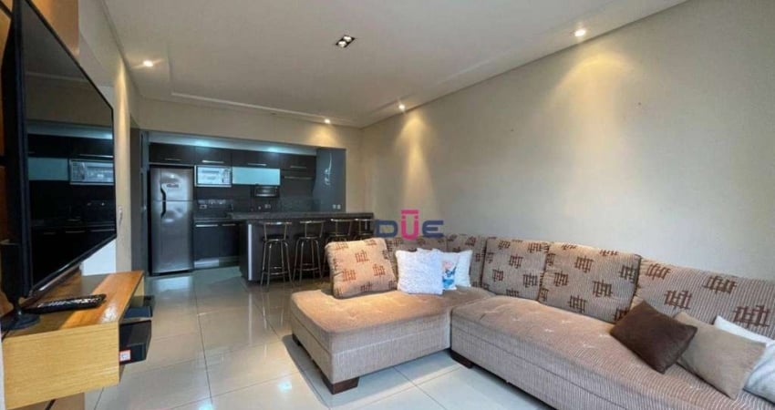 Apartamento Porteira Fechada com 1 dormitório à venda, 65 m² por R$ 480 - Boqueirão - Santos/SP