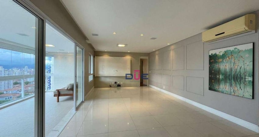 Apartamento com 3 dormitórios à venda, 155 m² por R$ 1.980.000,00 - Embaré - Santos/SP