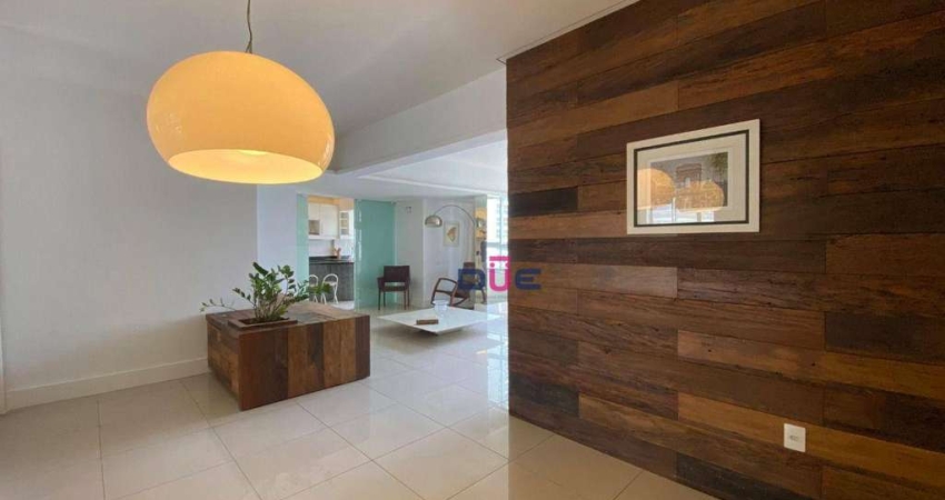 Apartamento com 3 dormitórios à venda, 127 m² por R$ 820.000,00 - Pompéia - Santos/SP