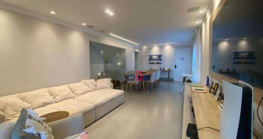 Cobertura com 3 suites, 3 vags e 5 banheiros, piscina , 320 m² - venda por R$ 3.200.000 ou aluguel por R$ 23.000/mês - Embaré - Santos/SP
