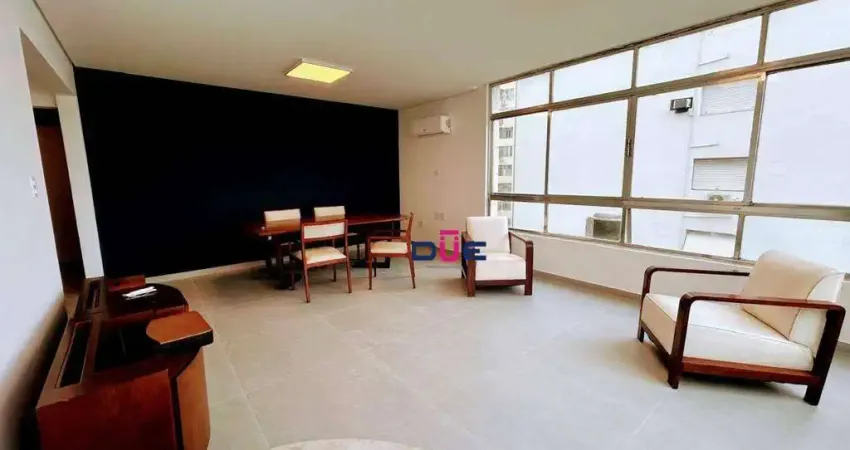 Apartamento com 2 dormitórios à venda, 107 m² por r$ 820.000,00 - boqueirão - santos/sp