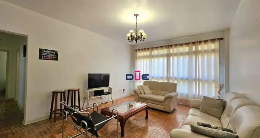 Apartamento 3 quartos, 1 vaga, pé na areia - josé menino - santos/sp