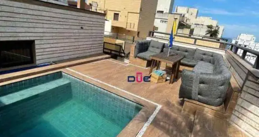 Cobertura com 4 dormitórios, 187 m² - venda por r$ 1.900.000,00 ou aluguel por r$ 20.020,00/mês - aparecida - santos/sp