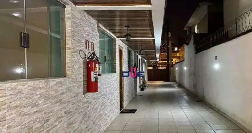 Village com 3 dormitórios à venda, 110 m² por r$ 690.000,00 - macuco - santos/sp