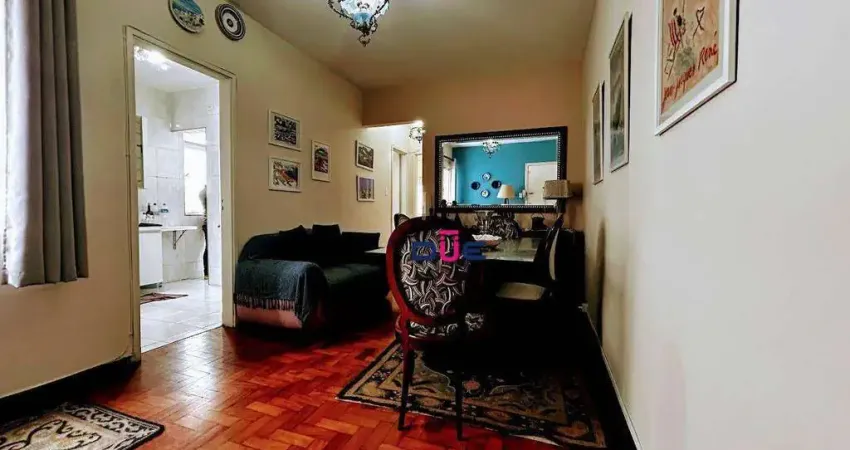 Apartamento com 2 dormitórios à venda, 70 m² por r$ 460.000 - boqueirão - santos/sp