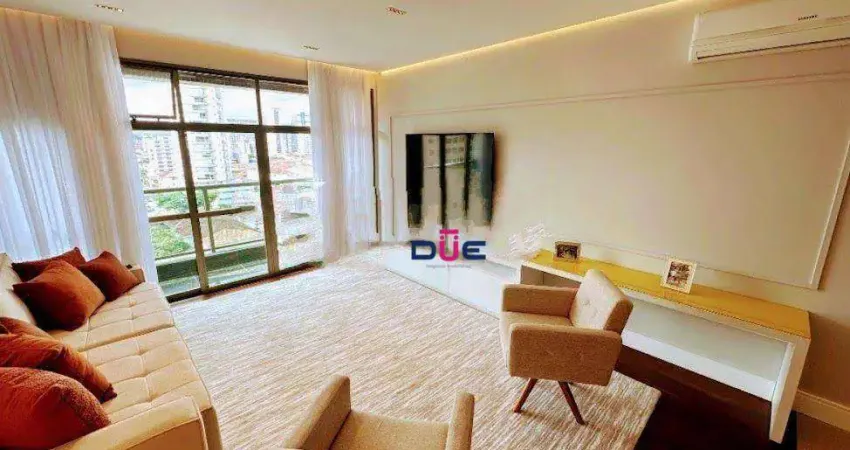 Apartamento com 3 dormitórios à venda, 147 m² por r$ 1.390.000 - gonzaga - santos/sp