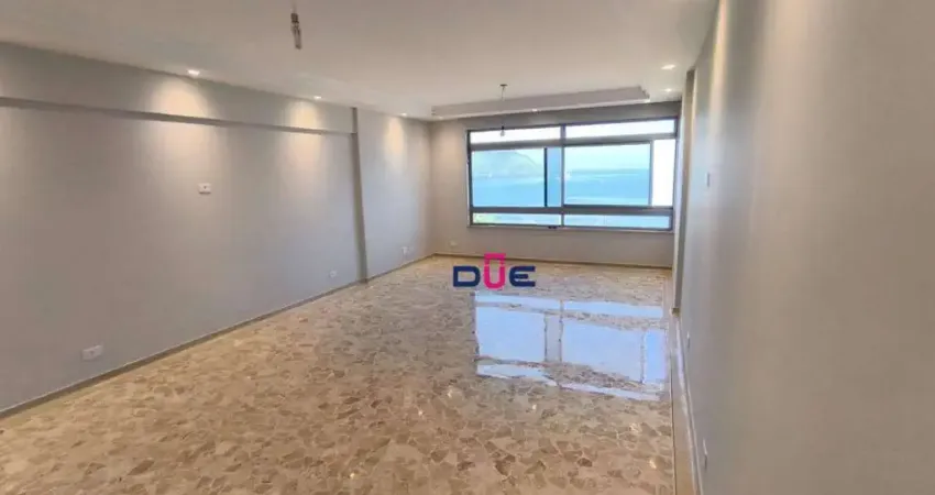 Apartamento com 3 dormitórios - vista mar no boqueirão / santos-sp