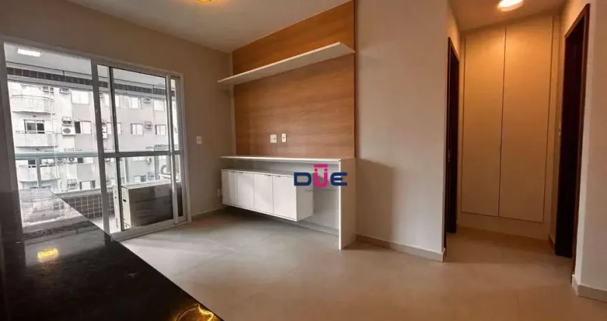 Apartamento com 1 dormitório para alugar, 53 m² por r$ 5.500/mês - boqueirão - santos/sp
