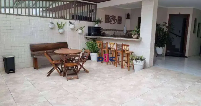 Casa com 3 dormitórios à venda, 159 m² por r$ 1.485.000 - embaré - santos/sp