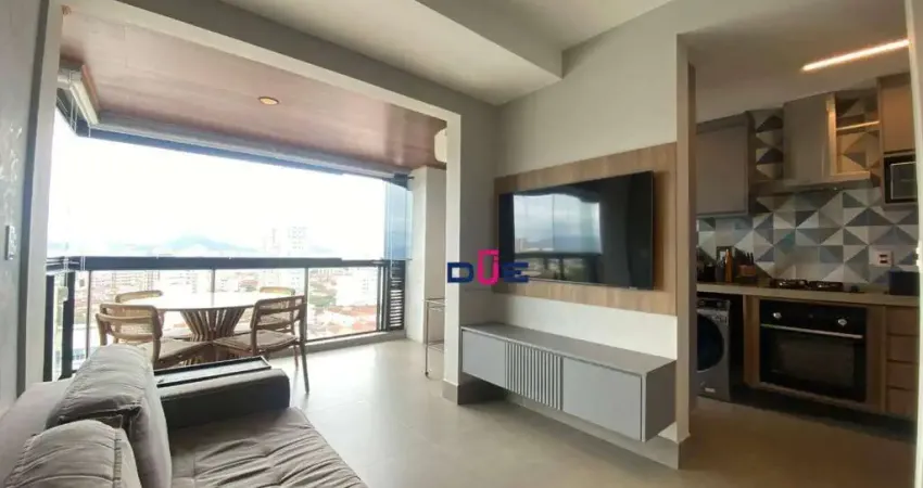 1 dormitório amplo com terraço e lazer completo no boqueirão