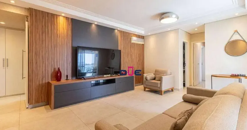 Apartamento de 3 dormitórios (2 suítes) com 2 vagas demarcadas — alto padrão com lazer clube completo