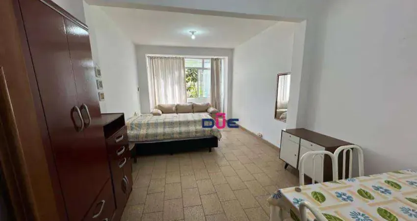 Apartamento com 1 dormitório à venda, 40 m² por r$ 291.000 - boqueirão - santos/sp