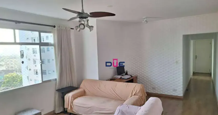 Apartamento com 2 dormitórios, dependência completa e 1 vaga demarcada — embaré, santos/sp