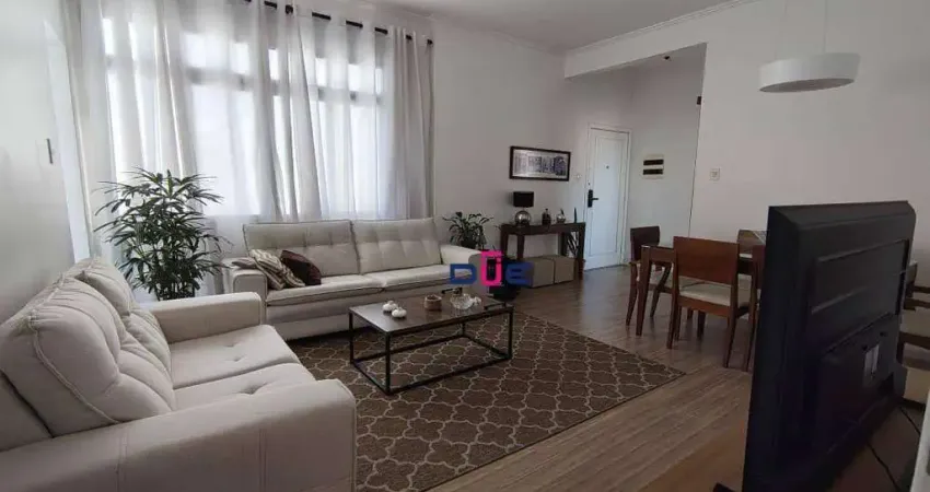 Apartamento com 3 dormitórios, varanda e vaga de garagem — gonzaga, santos/sp