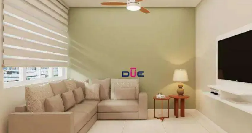 Apartamento com 2 dormitórios à venda, 73 m² por R$ 478.000,00 - José Menino - Santos/SP