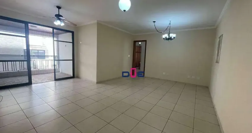 Apartamento amplo com 3 dormitórios, suíte e 2 vagas no Boqueirão, Santos
