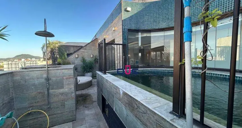 Cobertura com 4 dormitórios à venda, 275 m² por R$ 1.900.000 - Embaré - Santos/SP