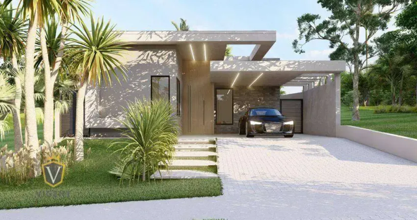 Casa térrea em condomínio com 3 suítes à venda, Residencial Pecan - Itupeva/SP