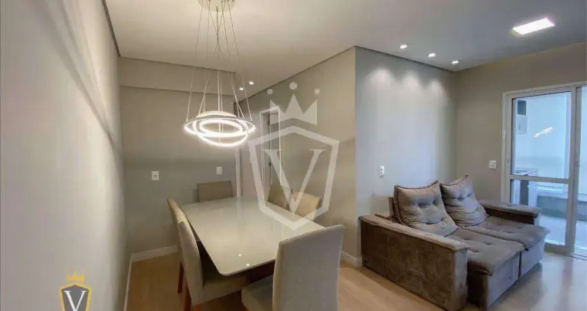 Apartamento com 2 quartos para alugar, 58 m² - Medeiros - Jundiaí/SP