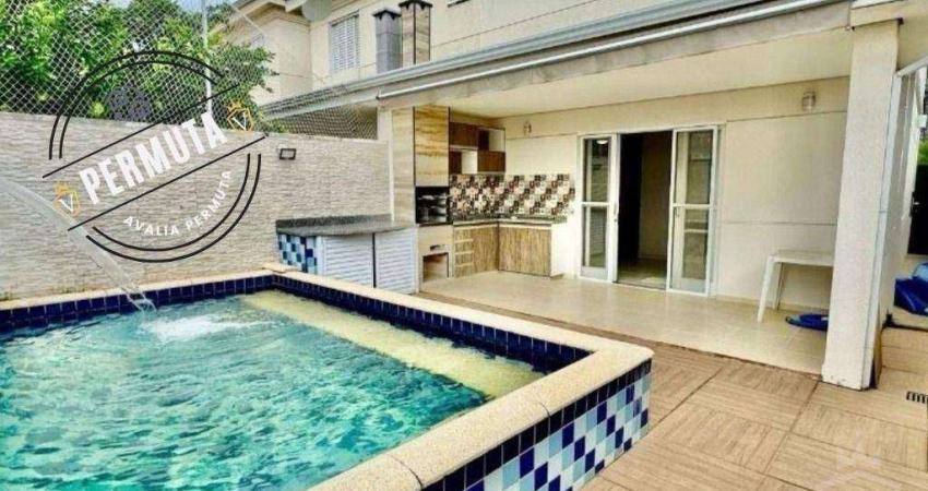 Casa com 3 dormitórios à venda, 101 m² por R$ 890.000,00 - Residencial Thina - Jundiaí/SP