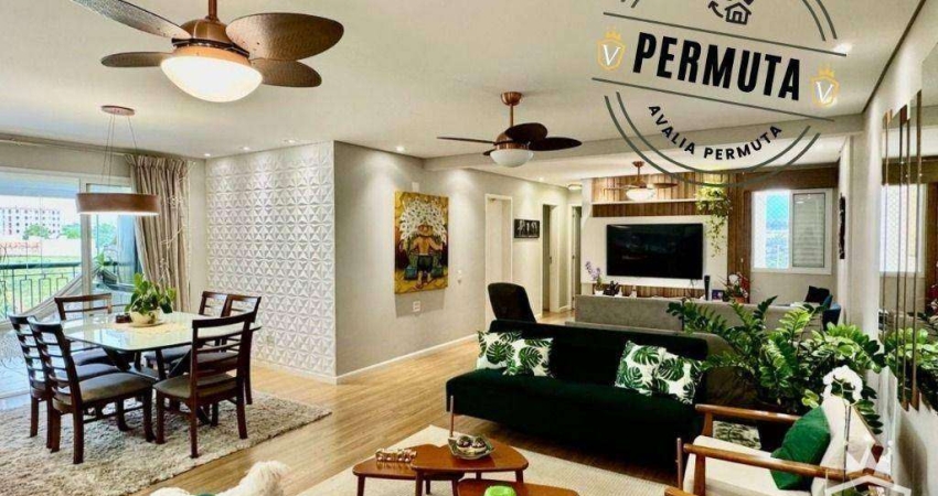 Apartamento com 3 suítes à venda, 131 m² por R$ 1.290.000 - Jardim Ermida I - Jundiaí/SP