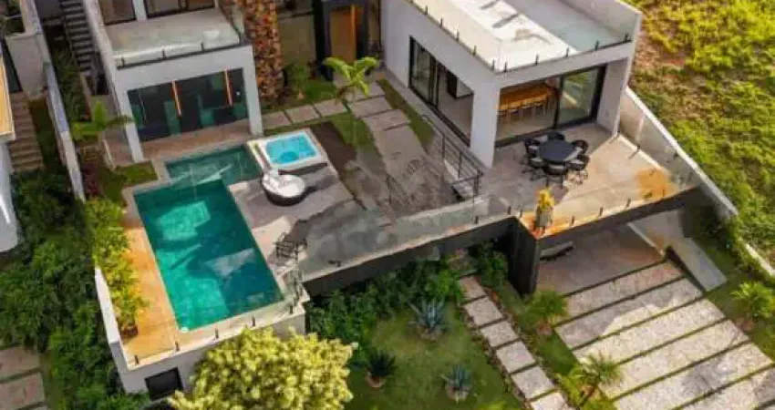 Casa mobiliada alto padrão á venda cond. fazenda serra azul - itupeva - jundiai/sp.