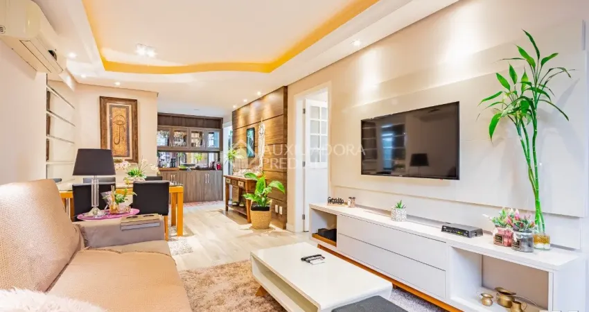 Apartamento com 2 quartos, i vaga dupla para carro, living 3 ambientes no bairro higienópolis