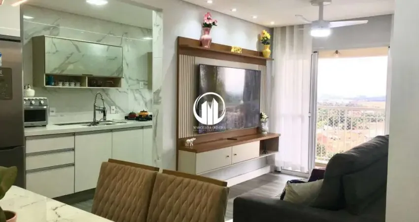 Apartamento para locação com 3 dormitórios sendo 1 suite - Condomínio Bosque dos Juritis, bairro Medeiros, Jundiaí-SP.