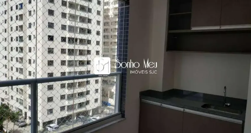 Locação de apartamento, 2 dormitórios, 2 vagas - Aquárius - SJC