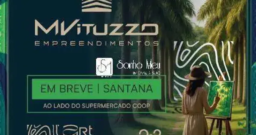 Breve Lançamento - Art Paisage - 2 e 3 dormitórios - Santana, SJC