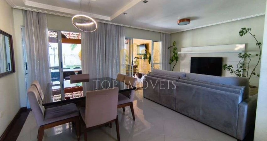 Maravilhosa casa tres dormitorios suite espaco gourmet em condominio fechado