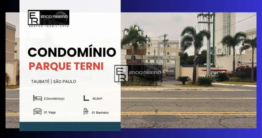 Apartamento com 2 dormitórios à venda, 41 m² por R$ 220.000,00 - Piracangaguá - Taubaté/SP