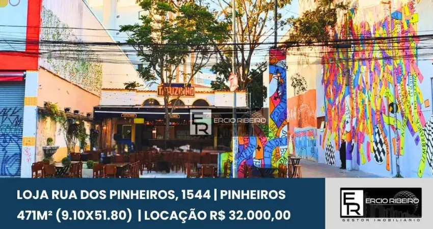 Loja para alugar, 471 m² por R$ 38.357/mês - Pinheiros - São Paulo/SP