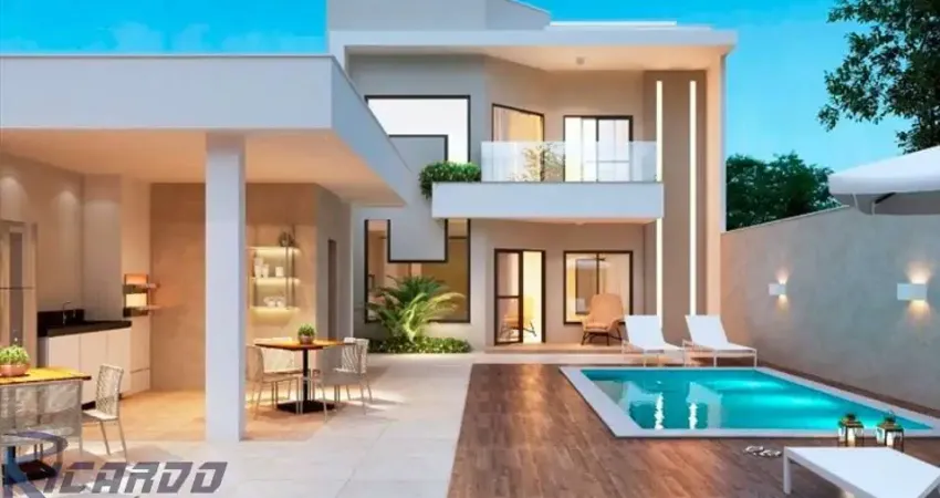 Casa duplex à venda com espaço gourmet, piscina no Itapebussu, Guarapari ES.