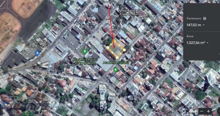 Lote / terreno à venda na Praia do Morro - Guarapari ES com 1248 m²