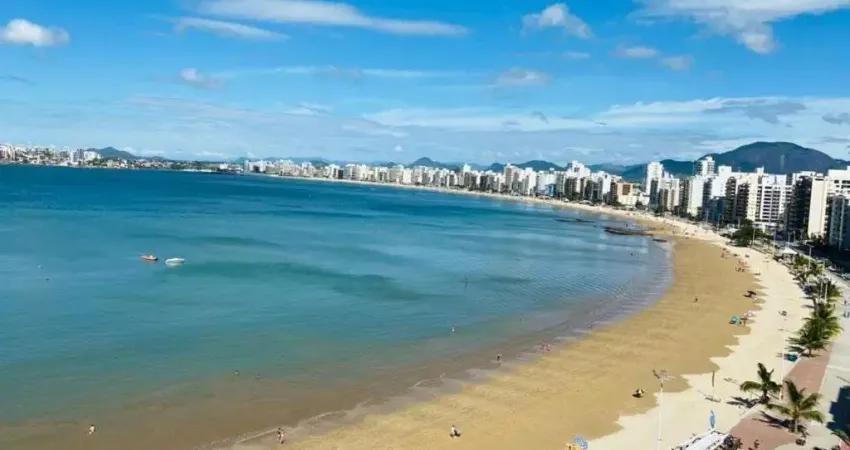 Apartamento 4 suítes  à venda de frente mar da Praia do Morro, Guarapari - ES
