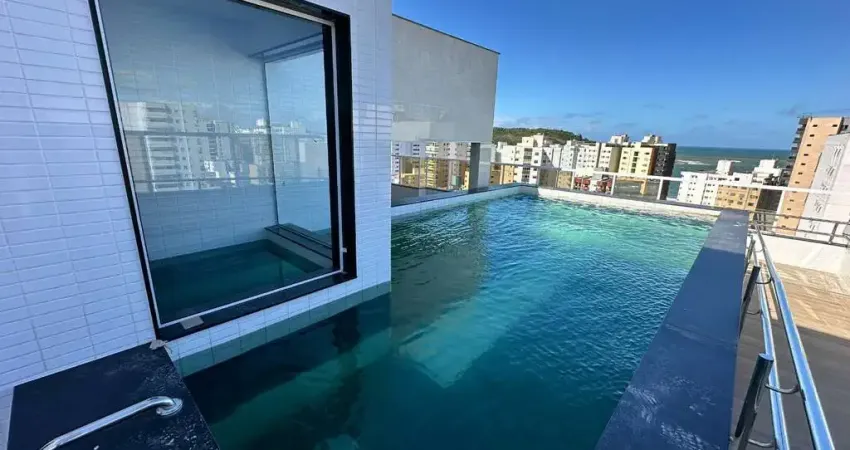 Apartamento 2 quartos à venda com vista para o mar da Praia do Morro, Guarapari, lazer completo.