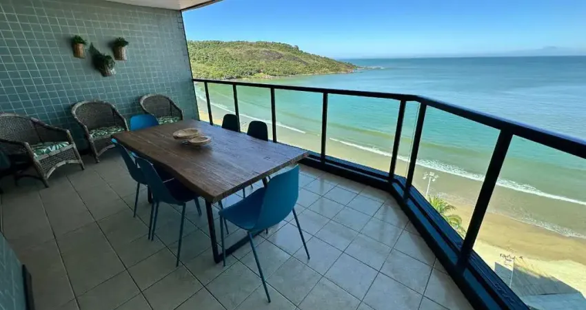 Cobertura 4 quartos à venda de frente para o mar da Praia do Morro, Guarapari ES. Lazer completo, 4 vagas de garagem.