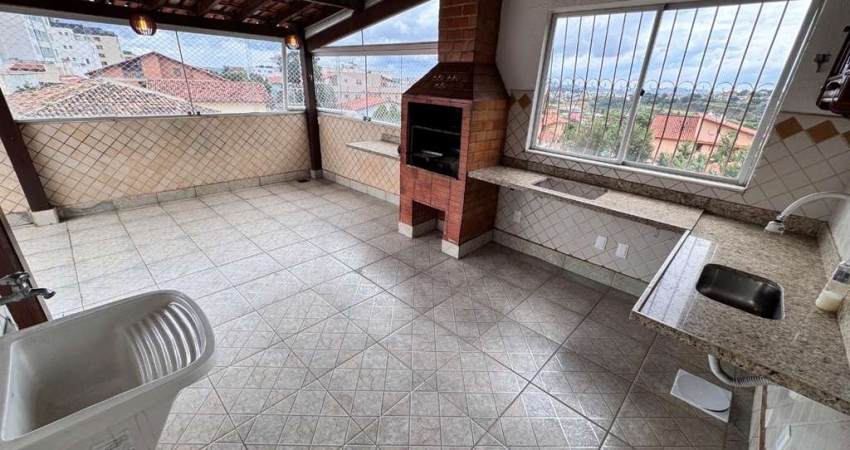 Cobertura de 4 quartos à venda no Bairro Dona Clara, Belo Horizonte - MG. Espaço gourmet privativo.